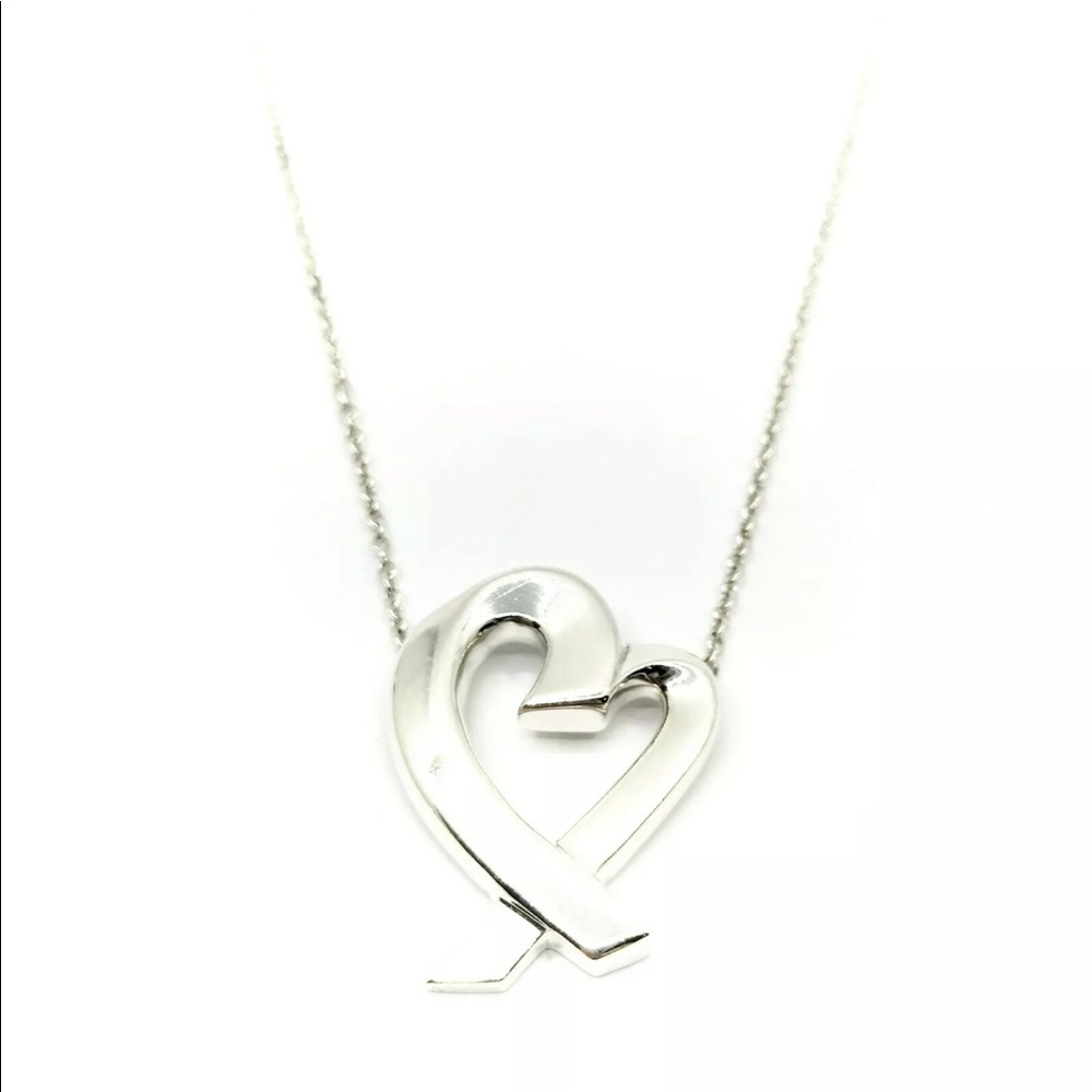 Tiffany and Co. Necklace  Picasso Loving Heart Silver 925 - Picture 3 of 9